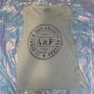 Abercrombie & Fitch cream colored muscle tank